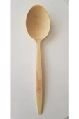 Askıcı 29 cm Uzun Tahta Kaşık Yemek Kaşığı - 3