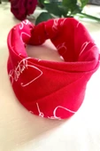 alsaccessories Atatürk Kırmızı Renk Imzalı %100 Cotton Bandana Fular - 4