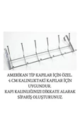 Valyum Home 2 Adet Kapı Arkası 12'li Metal Askı - 1