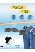 TREND Mandallı Askı 10’lu Etek Ve Pantolon Askısı Em-38 (ELBİSE ASKISI/ETEK ASKISI/PANTOLON ASKISI) - 1