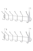 Valyum Home 2 Adet Kapı Arkası 12'li Metal Askı - 2