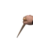 Askıcı Ahşap Cilalı Desenli Baston - 3
