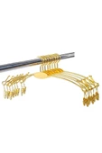 Askıcı Çamaşır Askısı Metal Mandallı 10 Adet Lüks - 4