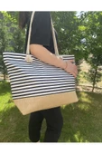 Butik Kadın Plaj Çantası Yumuşak Saplı - 4