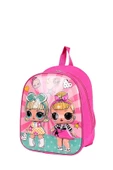 Askıcı Pembe Bebek Kız Çocuk Anaokulu Orta Boy Sırt Çantası - 2