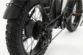 BİSAN E-FOLDING F2 ELEKTRİKLİ KATLANIR BİSİKLET 43CM MD 20 JANT 7 VİTES HAKİ SARI - 3
