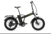 BİSAN E-FOLDING F2 ELEKTRİKLİ KATLANIR BİSİKLETİ  43CM MD 20 JANT 7 VİTES MAT SİYAH SARI - 1
