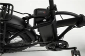 BİSAN E-FOLDING F2 ELEKTRİKLİ KATLANIR BİSİKLETİ 43CM MD 20 JANT 7 VİTES METALİK GRİ GRİ - 4