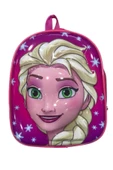 Çanta&Çanta Kız Çocuk Pembe Frozen Elsa Kabartmalı Kreş Ana Sınıfı Çantası - 1
