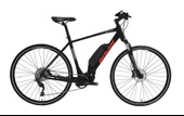 BİSAN E-TREKKING ELEKTRİKLİ ERKEK ŞEHİR BİSİKLETİ 53CM HD 28 JANT 10 VİTES MAT SİYAH KIRMIZI - 1