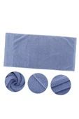 Askıcı Mavi Banyo Havlusu | 70x140 Boyutlarında %100 Pamuk Havlu 5 Adet - 2