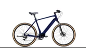 CARRARO e-SPORTIVE X ERKEK ŞEHİR BİSİKLETİ 520H HD 28 JANT 10 VİTES LACİVERT AÇIK TURUNCU GÜMÜŞ - 1