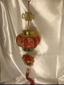 Feng Shui Ejderha Yılı Abajur Budha Buda Sokak Süsü Çin Feneri Japon Feneri Tak Koruyucu - 9