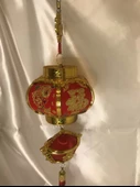 Feng Shui Ejderha Yılı Abajur Budha Buda Sokak Süsü Çin Feneri Japon Feneri Tak Koruyucu - 5