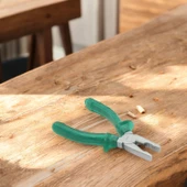 Çok Amaçlı Sağlam Ekonomik Pense 180 mm Ergonomik Pvc İzole Saplı Tel Keblo Kesme Sıyırma Sıkma - 4