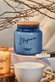 Selka Home - Pearl Cam Tasarım Kokulu Turuncu Candle Mum - 7