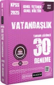 2025 KPSS Genel Yetenek Genel Kültür Vatandaşlık 30 Deneme Pegem Akademi - 1