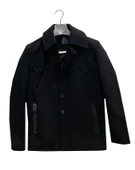 Full Hakim Yaka Rahat Kalıp Erkek Kaşe Ceket-7066 - 1