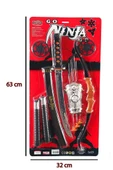 Oyuncak Savaşçı Oklu Ninja Kılıç Seti 10 Parça - 4