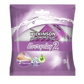 Wilkinson Sword Everyday 2, Çift Bıçaklı Kadın Kullan At Tıraş Bıçağı 5 Adet - 1