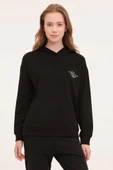 Lumberjack WB ANNA 17CT1179 4PR 101783869 Kadın Sweatshirt Siyah XS-XL - 1