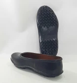 Ak Plastik Galoş Siyah İçi Astarlı Bayan Lastik Mest Ayakkabı - 4