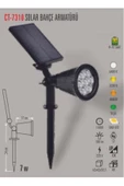 CATA SOLAR BAHÇE ARMATÜRÜ 7W AMBER (CT-7310) - 1