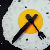 Periboia Yumurta Tavası Mutfak Saati thumbnail 2