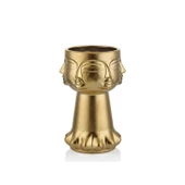 Vipola 30,7cm Buddha Suratı Vazo Gold - 1