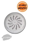 WUVERA Doğalgaz Cam Menfezi Aç-kapa Ayarlı - 1