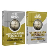 CBA Akademi 2025 KPSS Vatandaşlığın Pusulası Konu ve Soru Seti 2 Kitap - 1
