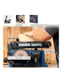 Scheppach BTS900 Bant ve Disk Zımpara Makinesi 370W - 2
