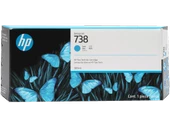 HP 676M6A Cyan DesignJet Ink Kartus 738 - 1
