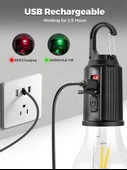 Hedyex Usb-C Şarjlı Led Ampül Kancalı Kamp Lambası 10W - 1