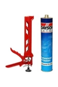SSEPETLESENE Ssepetlesene Extra Pu Mastik Silikonize Yapıştırıcı Beyaz Renk 280Ml Güçlü Ve %100 Su Geçirmez+Tabanca Set - 2