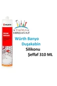 Würth Duşakabin Silikonu Şeffaf 310 Ml Kararmayan Silikon - 1