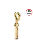 Kapalı Kancalı Çelik Dübel Gömlekli 8X90 Mm (10 Adet) - 1