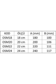 Omega Sıva Malası 22 Cm - 2