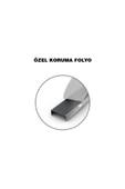 Fayans Arası Bordür Çıta Inox Parlak Krom 2 Cm (1 Boy) - 3
