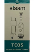 Visam Teos Basmalı Klozet Iç Takımı Sessiz Çalışır-Depos - 2