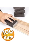 Takoz Sünger Zımpara Kübik El Zımparası Islak Kuru 100 Kum - 1