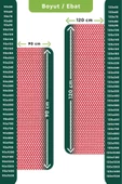 Bal Petek Zeminlerde Kaydırmaz Banyo PaspasıEN 90 CM BOY 100 CM - 4