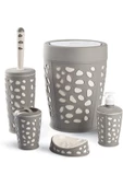 Spin Mop Spin Mop Stone Çift Tabakalı 5Li Banyo Seti, Standart - 1