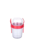 Titiz Plastik Take "N" Go Çatallı Ve Kaşıklı Müsli Kabı 1100 Ml - 1