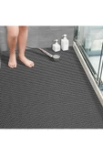 Home Banyo Duş Havuz- Z Mat Petek Kaydırmaz Pvc Paspas Gri En 90Cm. Boy Boy 350 cm - 1