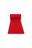 100 X 600 Cm 14Mm Pvc Kaydırmaz Kırmızı Kıvırcık Paspas - 3
