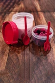 Titiz Plastik Take "N" Go Çatallı Ve Kaşıklı Müsli Kabı 1100 Ml - 2