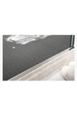 Home Banyo Duş Havuz- Z Mat Petek Kaydırmaz Pvc Paspas Gri En 90Cm. Boy Boy 350 cm - 8