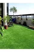 Balkon Bahçe Suya Dayanıklı 7 Mm Yapay Çim Halı Suni Çim Halı 7 Mm EN 100 CM BOY 400 CM - 1