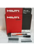 Hilti  Çivi Gx3 1200 Adet Gazlı Makina Çivisi 27 MM + Gc 42 - 1